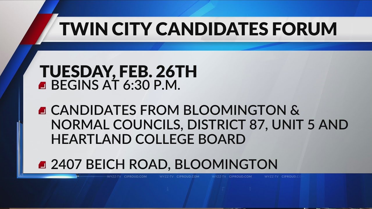 Candidates Forum Preview
