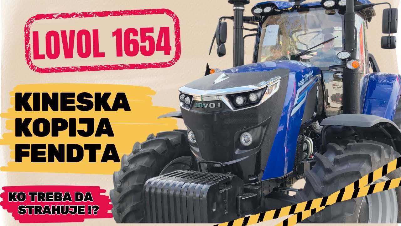 НЕМЦЫ В ШОКЕ - КИТАЙСКИЙ FENDT - LOVOL 1654 // обзор