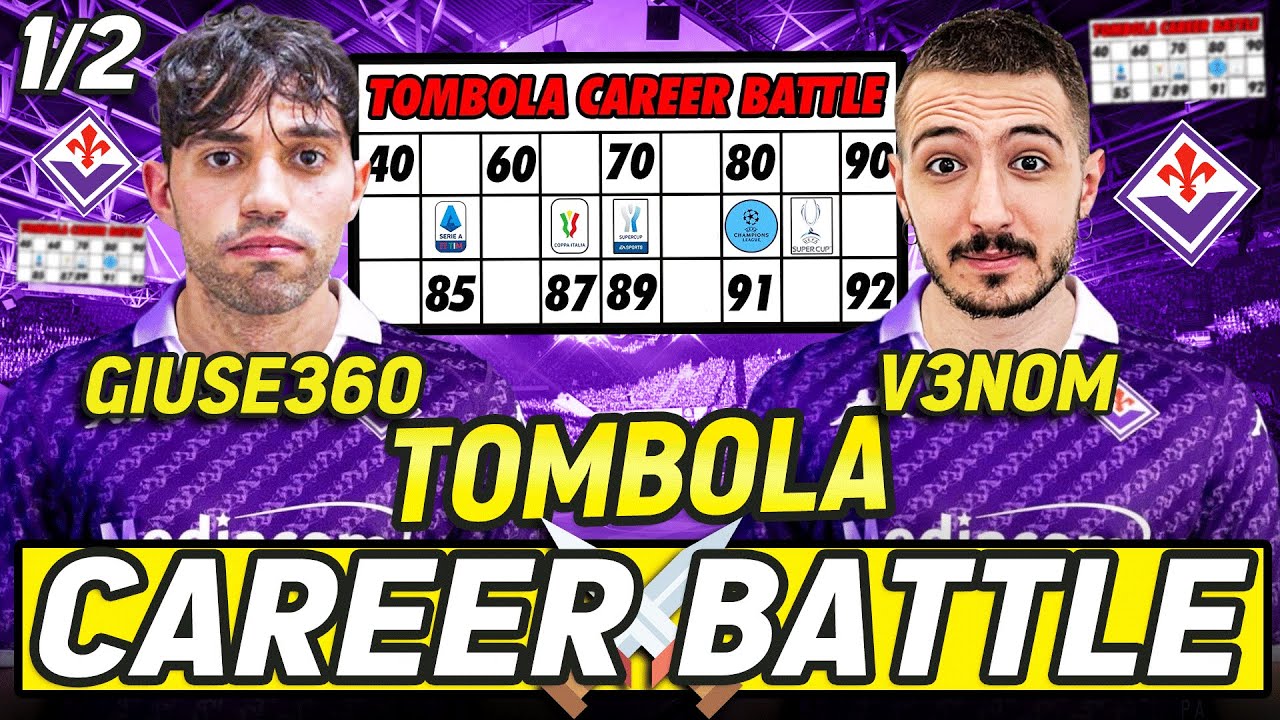 TOMBOLA CAREER BATTLE! NUOVA SFIDA SU FC24 CONTRO V3NOM! [Parte 1/2]
