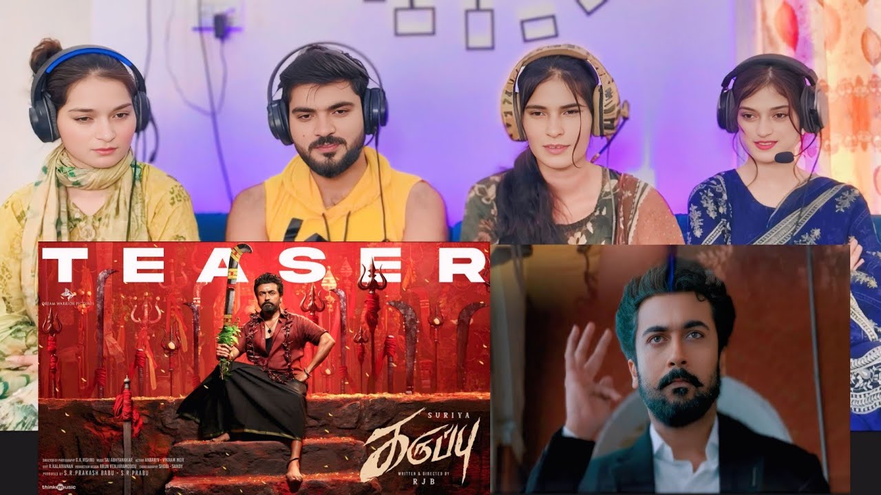 Karuppu Teaser Reaction | Suriya,  RJB,  Trisha , SaiAbhyankkar,  Dream Warrior Pictures