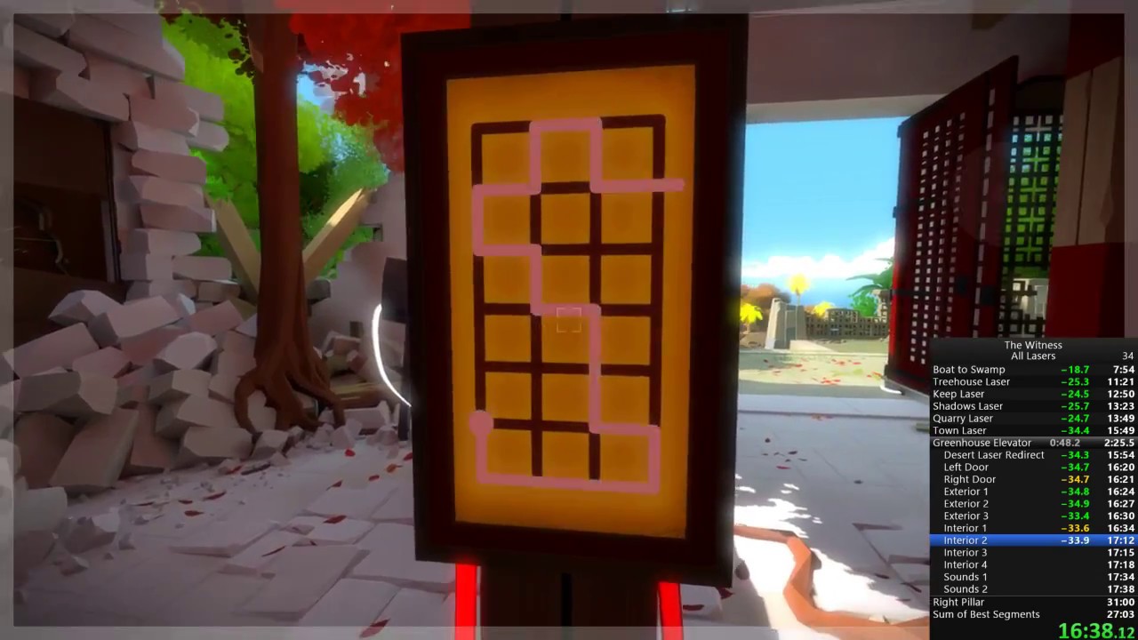 The Witness All Lasers in 