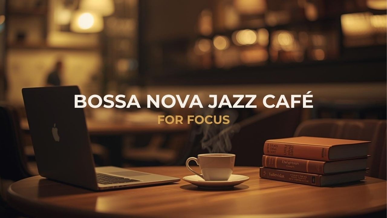Cafe Study Music | Smooth Bossa Nova Jazz for Calm Focus & Productivity
