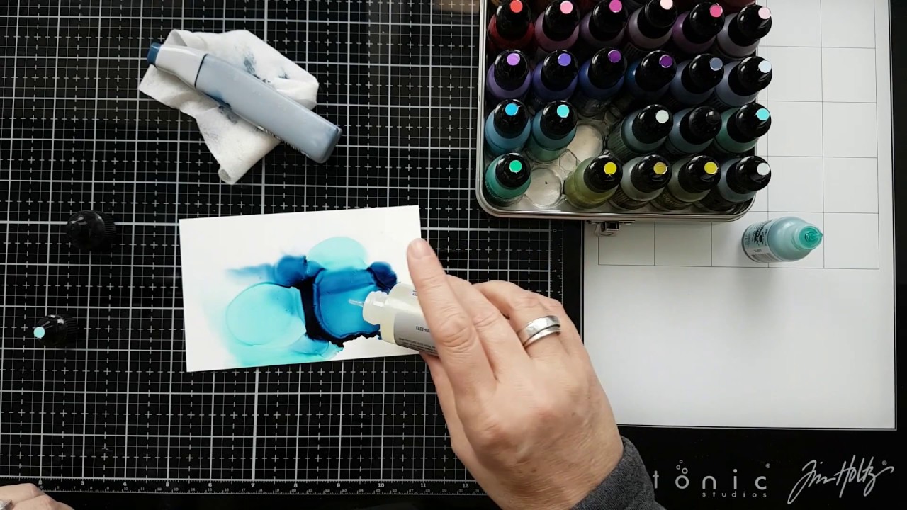 Alcohol INKs mit Andrea