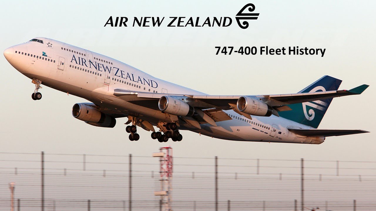 Air New Zealand Boeing 747-400 Fleet History (1990-2014)