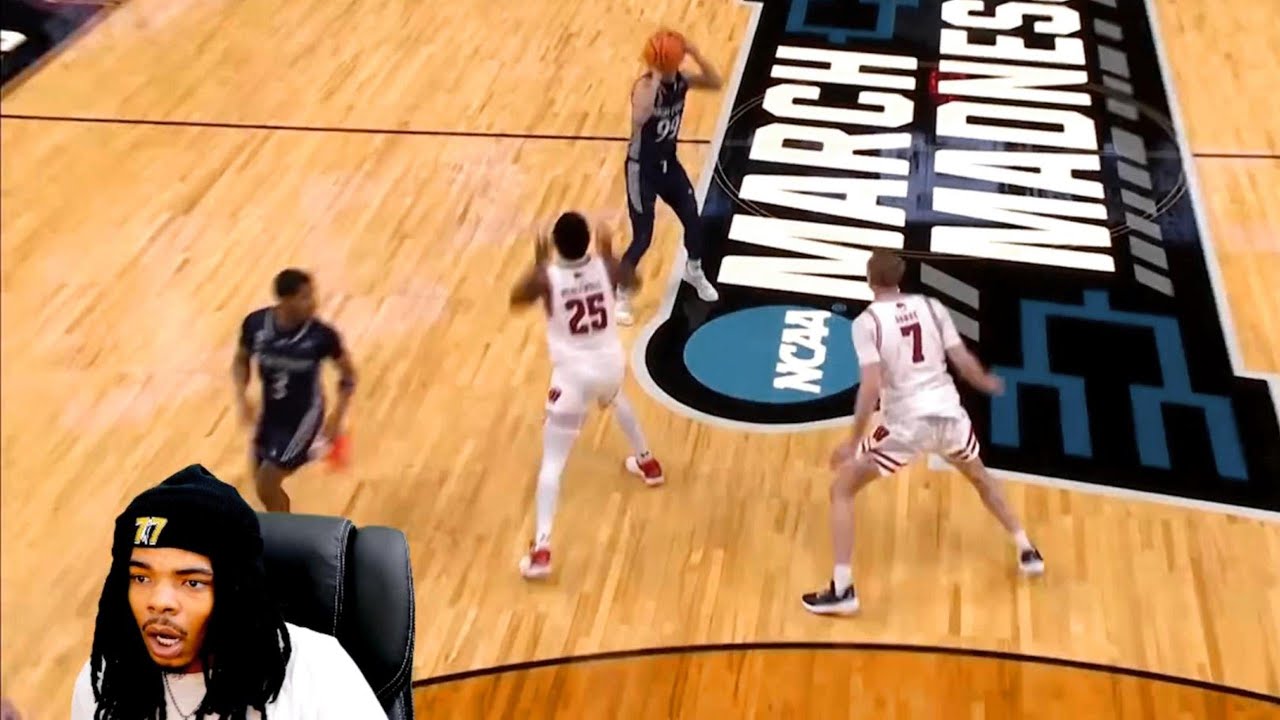 HE RANDOMLY TURNED TO CURRY!! High Point vs Wisconsin First Round March Madness (reaction)