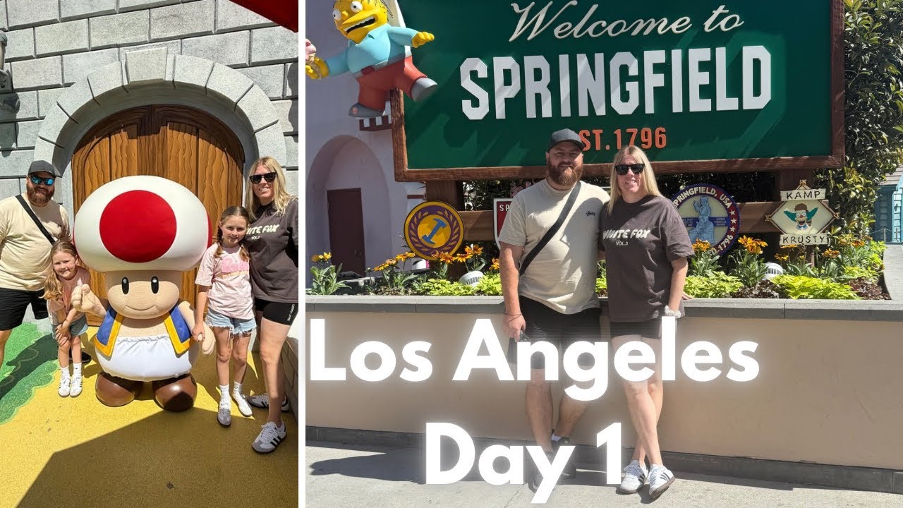 LA Day 1 | Universal Studios | Super Nintendo World | Harry Potter | Studio Tour