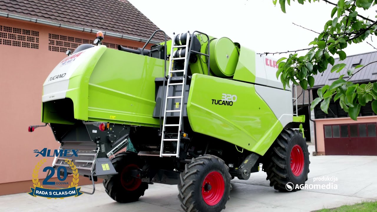 LEP DOČEK NOVOG KOMBAJNA - Claas Tucano 320 stigao u Badovince