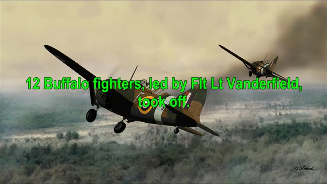 Brewster Buffalo vs Ki-43 Hayabusa (Peregrine Falcon)