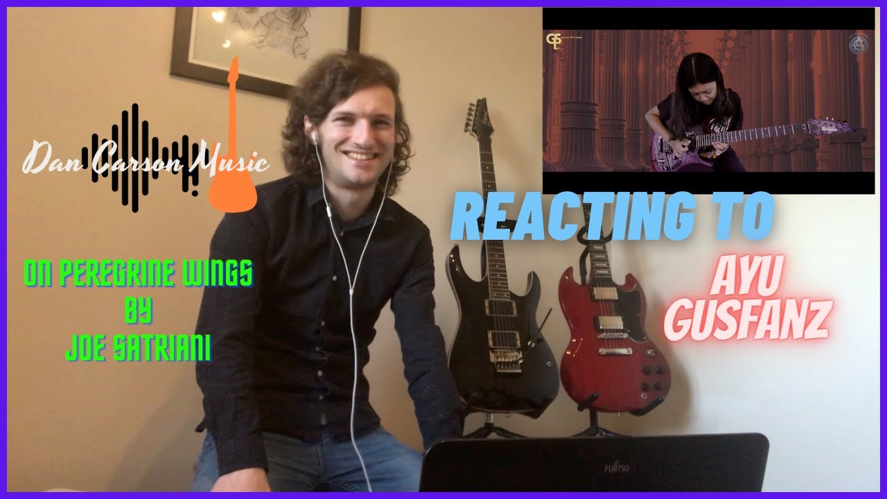 On Peregrine Wings by Joe Satriani (Cover Ayu Gusfanz) UK Guitarist REACTS (ENG|INDO SUB) 1080p HD