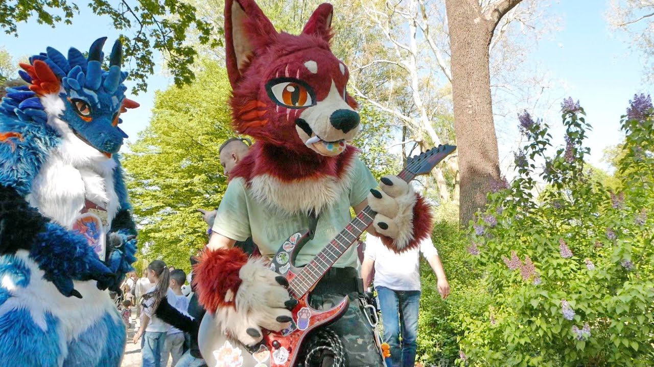 Easter in Berlin 🐰 Puschel's Big Easter Fursuit Walk 2025 for Furries, Fursuiters, and Furs 🌸✨
