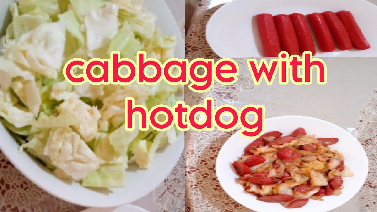 Cabbage with Hotdog / Cabbage Recipe / Adeza Vlog /