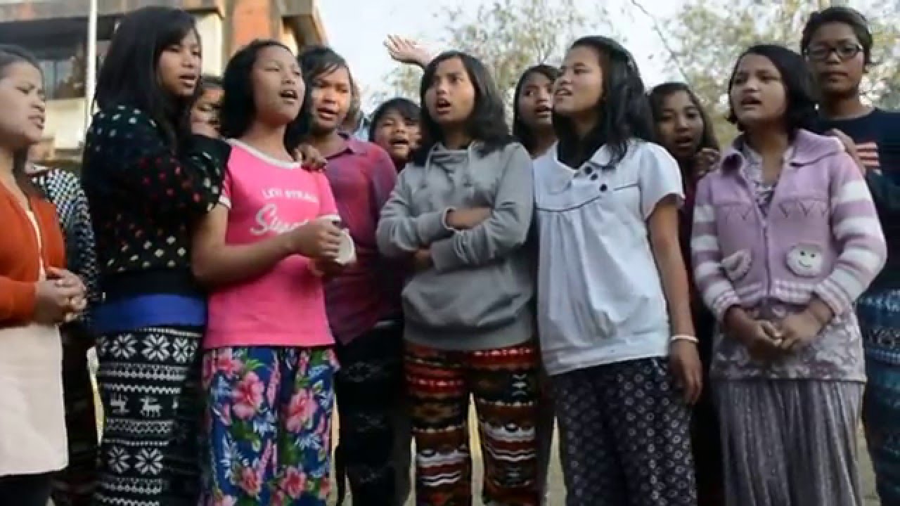 Orphanage (Shillong) Talented kids singing  :) choir Unedited.