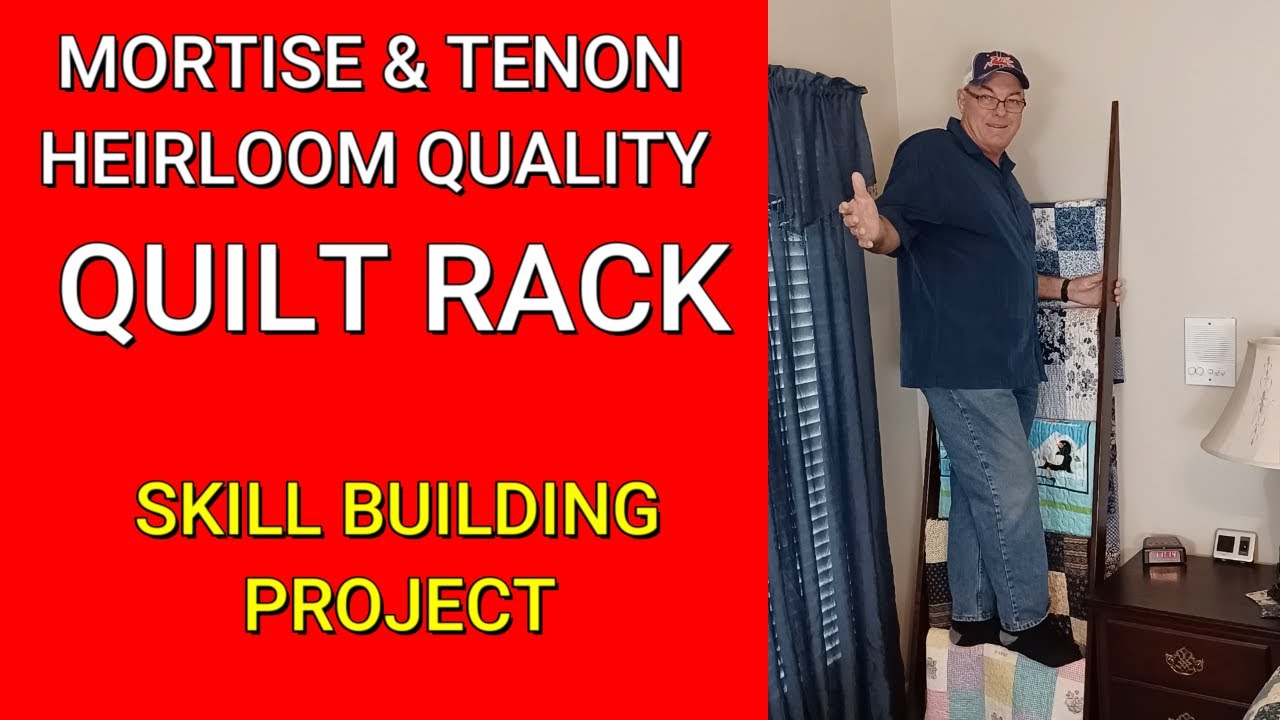 How to build a super sturdy quilt blanket ladder - HEIRLOOM quality
