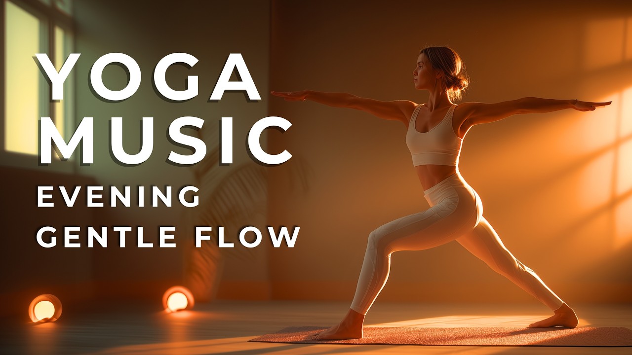 2 Hour Yoga Music | Evening Gentle Flow & Relax Tension Naturally