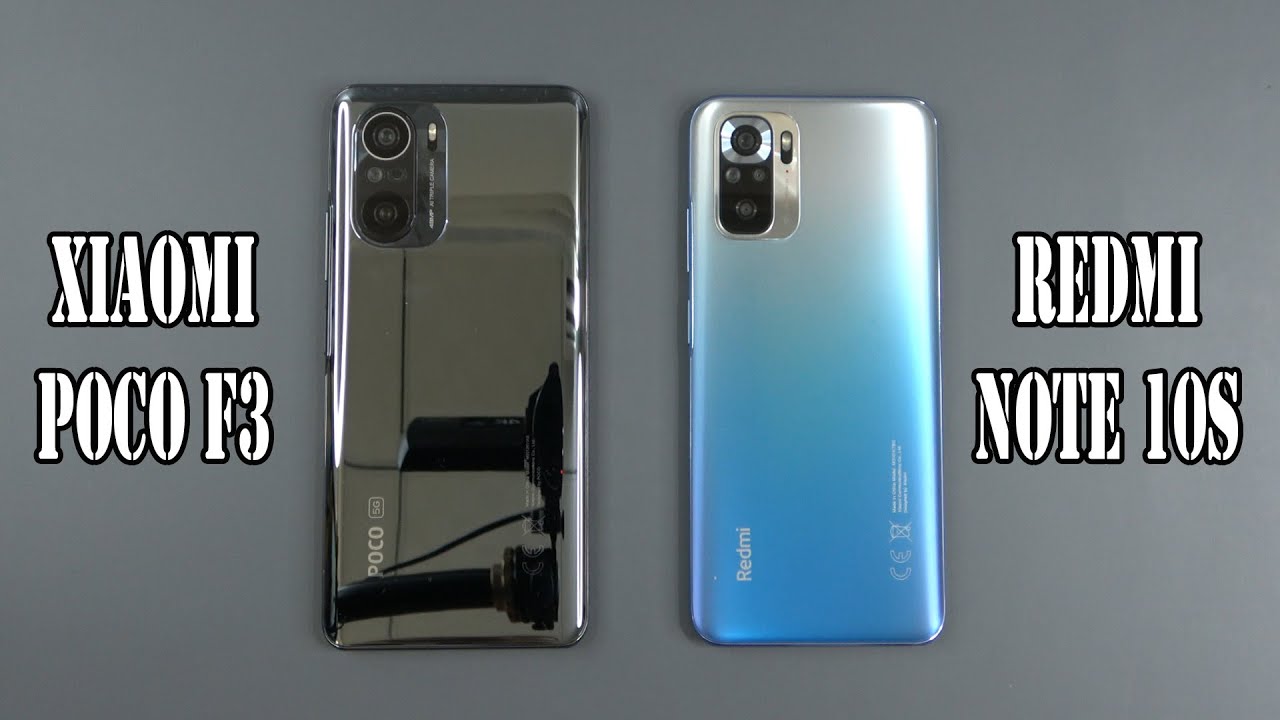 Poco F3 vs Redmi Note 10S | SpeedTest and Camera comparison