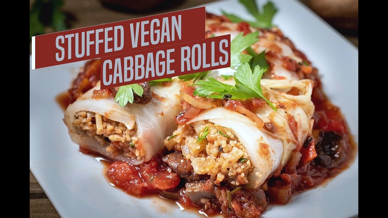 Stuffed Vegan Cabbage Rolls