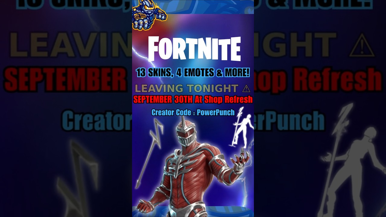 🔥 Rare Fortnite Skins LEAVING Today September 30th! 