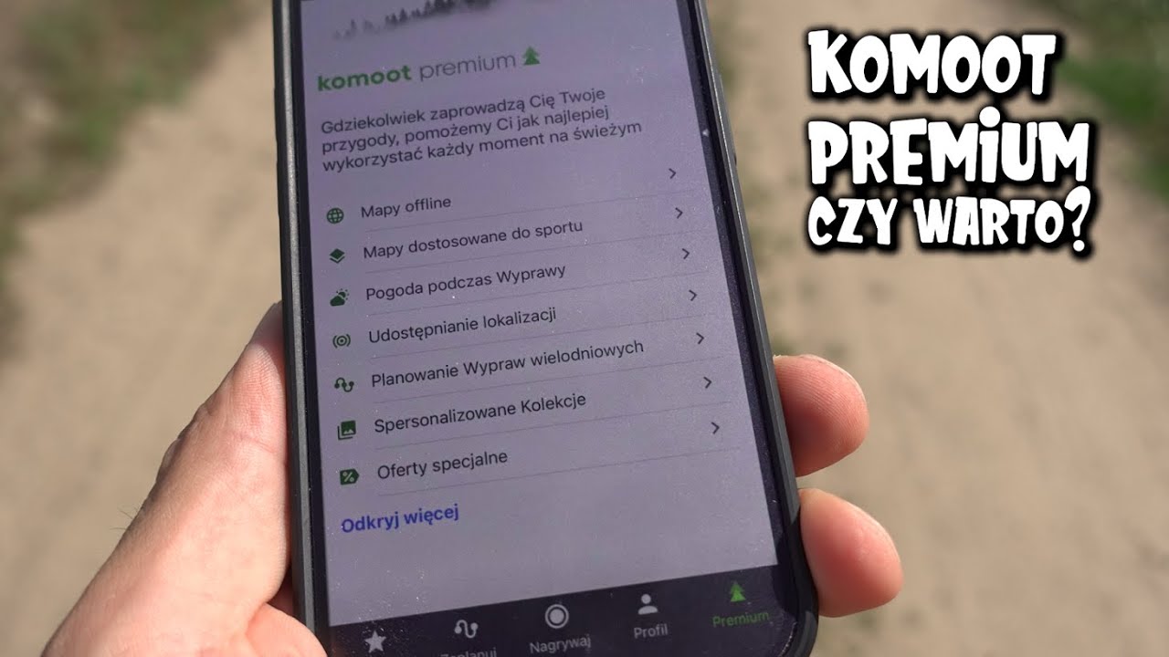 WYZNACZANIE tras ROWEROWYCH w KOMOOT Premium.