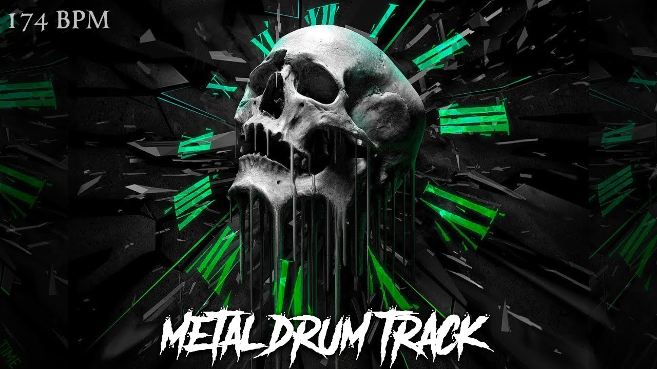 Metal Drum Track 174 BPM (HQ,HD)