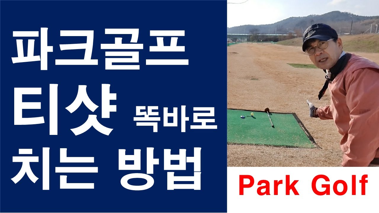 파크골프 티샷 똑바로 치는 방법