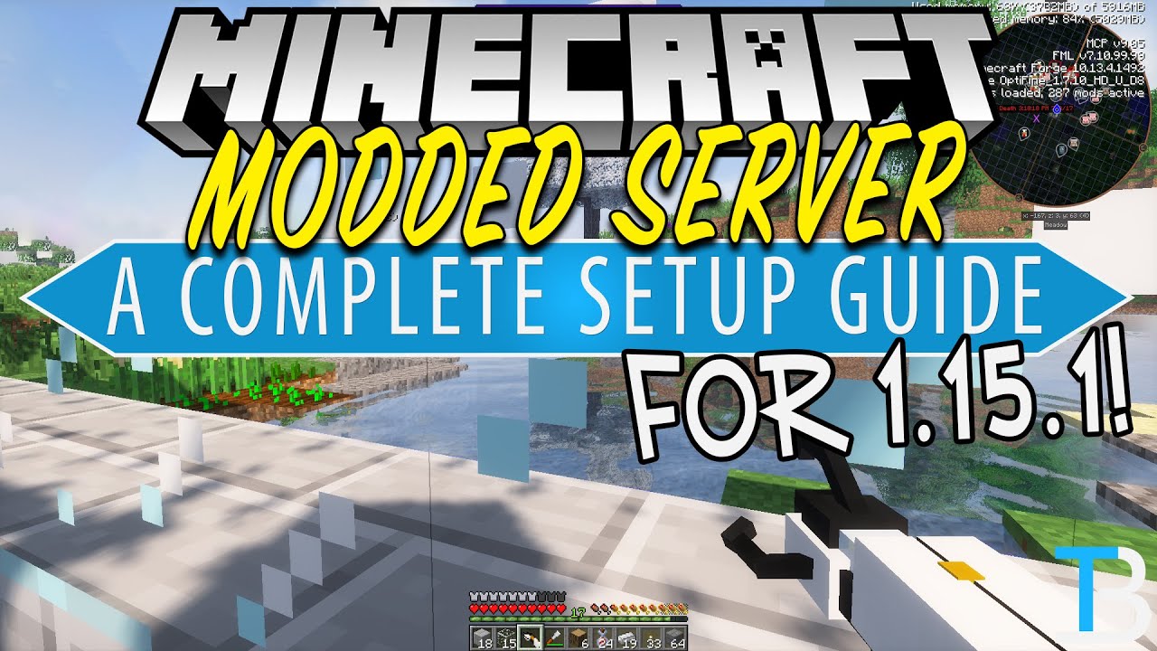 How To Make A Modded Minecraft 1.15.1 Server (Play Modded Minecraft with Your Friends!)