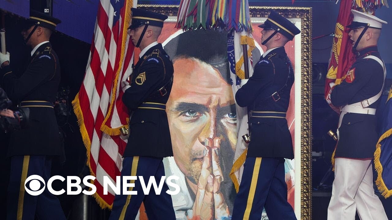 Watch: Steve Amerson sings the national anthem at Charlie Kirk memorial service