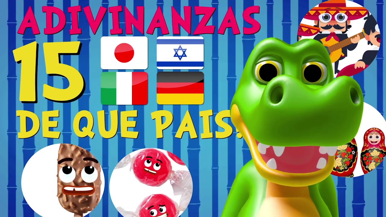 Adivina el Pais V2 - Jugando con las 15 Adivinanzas - Video para niños