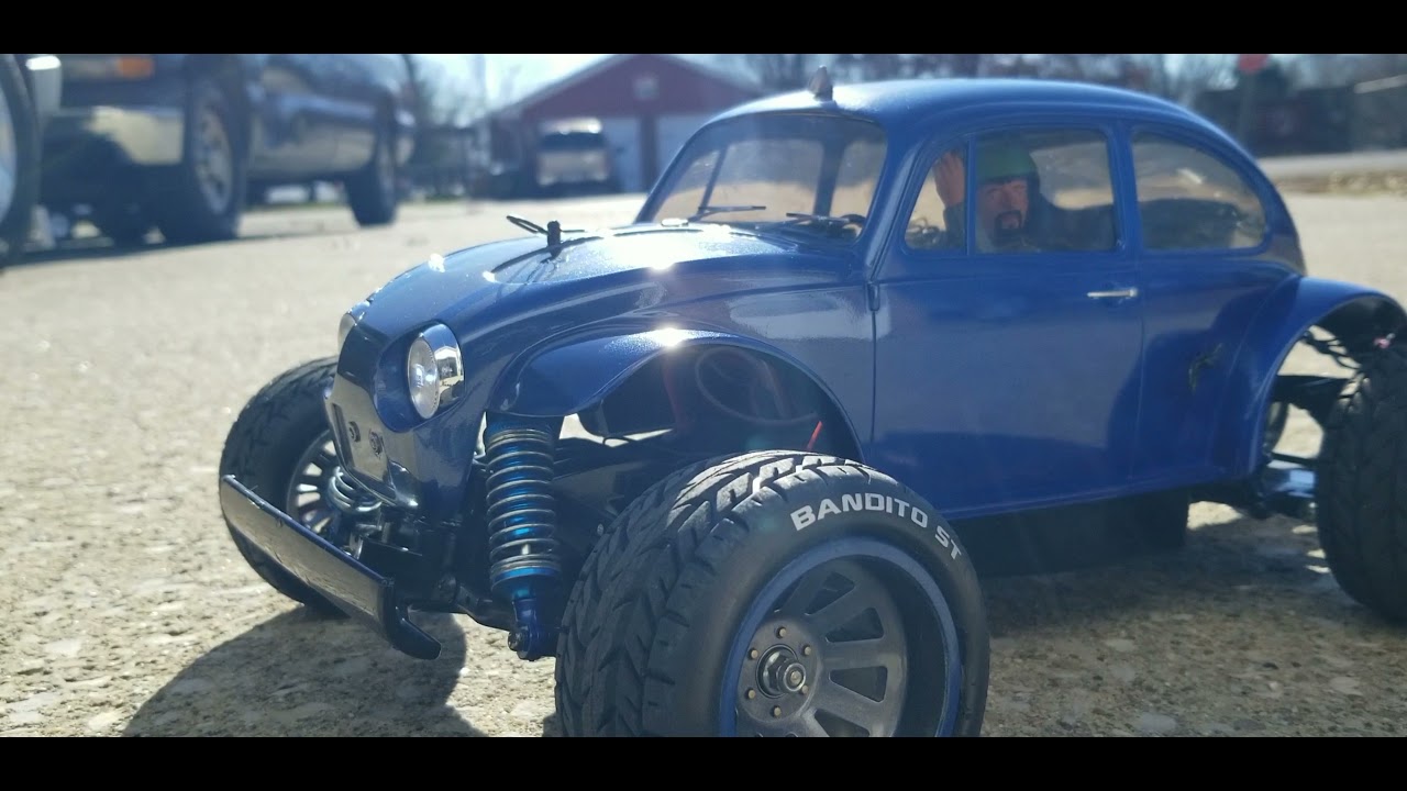 $5 tamiya blitzer beetle project is done! Mytrickrc light kit. Animated driver. awesomeness!!!