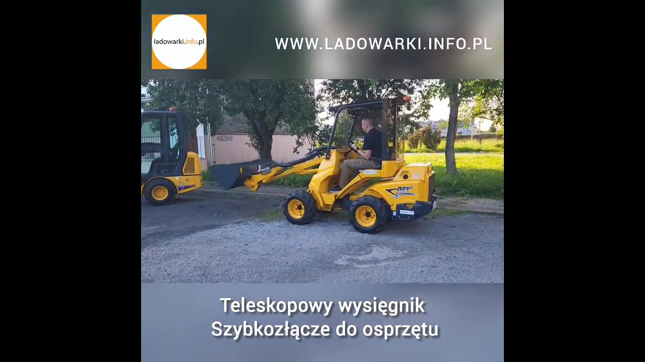 Ładowarka teleskopowa, przegubowa NEX N100 - prezentacja 2024 - www.ladowarki.info.pl