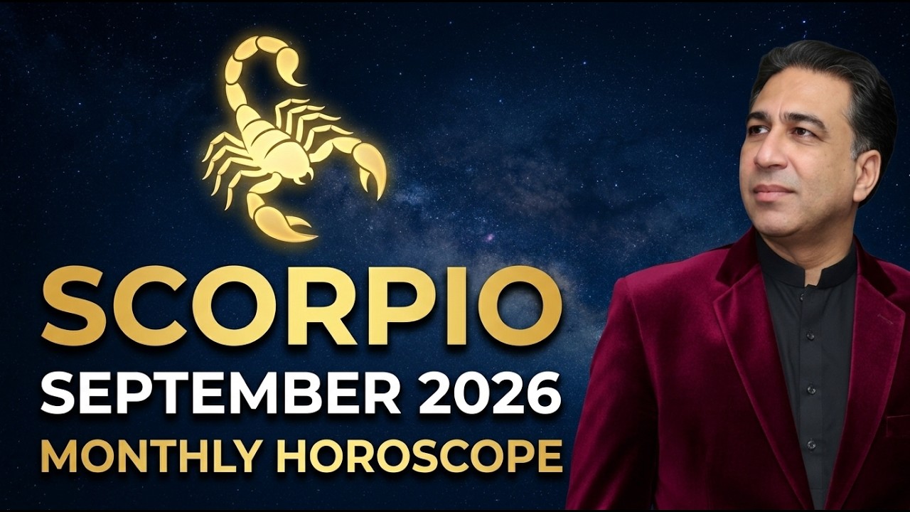 Scorpio September 2026 | Monthly Horoscope Forecast and Predictions by Astrologer Haider Jafri