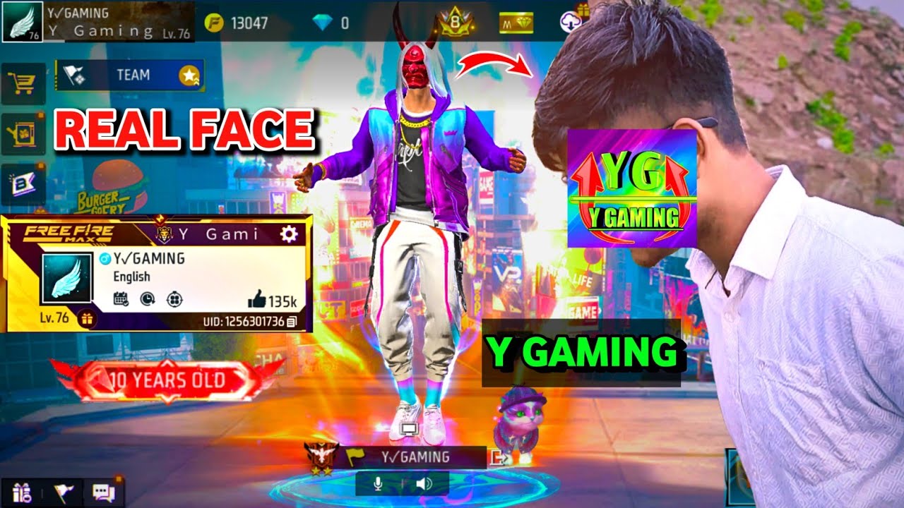FACE REVEAL 👿😱 Random Cute Girl ने Y GAMING का Face दिखा दिया 😍 Garena Free Fire 🔥