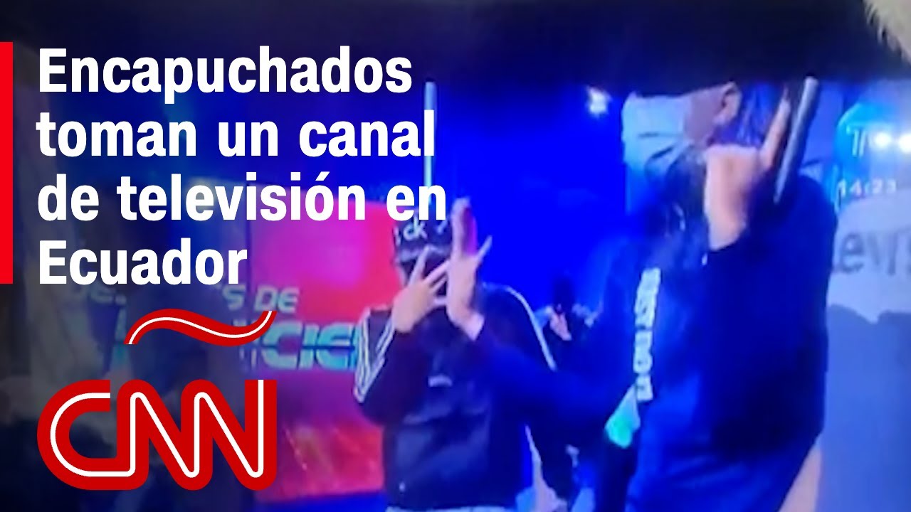 ¿Qué pasó en Ecuador? Hombres encapuchados toman las instalaciones de TC Televisión