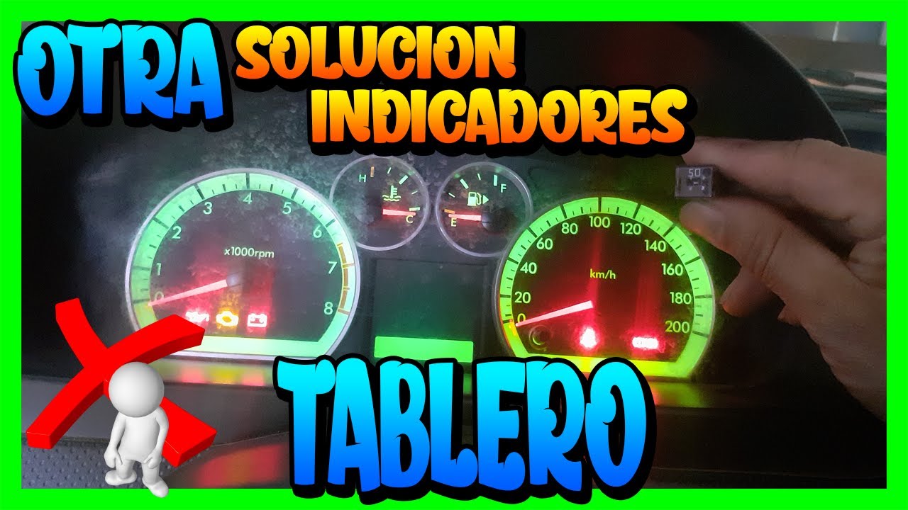 Como Solucionar Si No Funcionan Los Instrumentos Del Tablero Del AVEO / SEGUNDA OPCION FUSIBLE JCASE