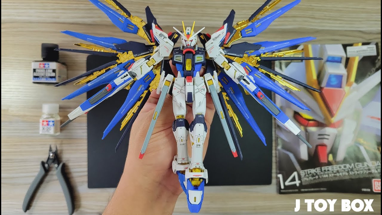 【ASMR BUILD】Strike Freedom Gundam RG 1/144 Mobile Suit Gundam SEED Destiny #gundam #asmr #build
