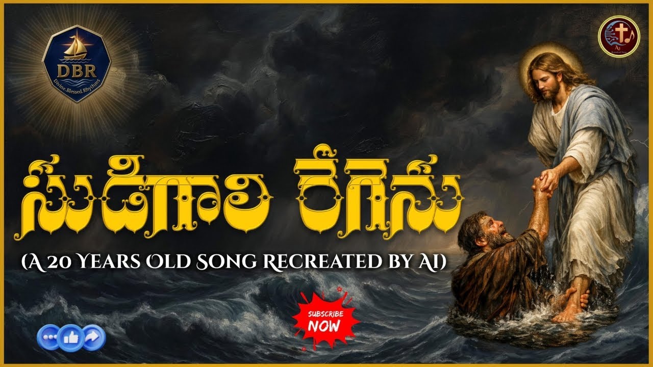 Sudigali regenu 🌊 Classic Telugu Christian Song | 20-Year-Old Worship Song Recreated by AI | DBR
