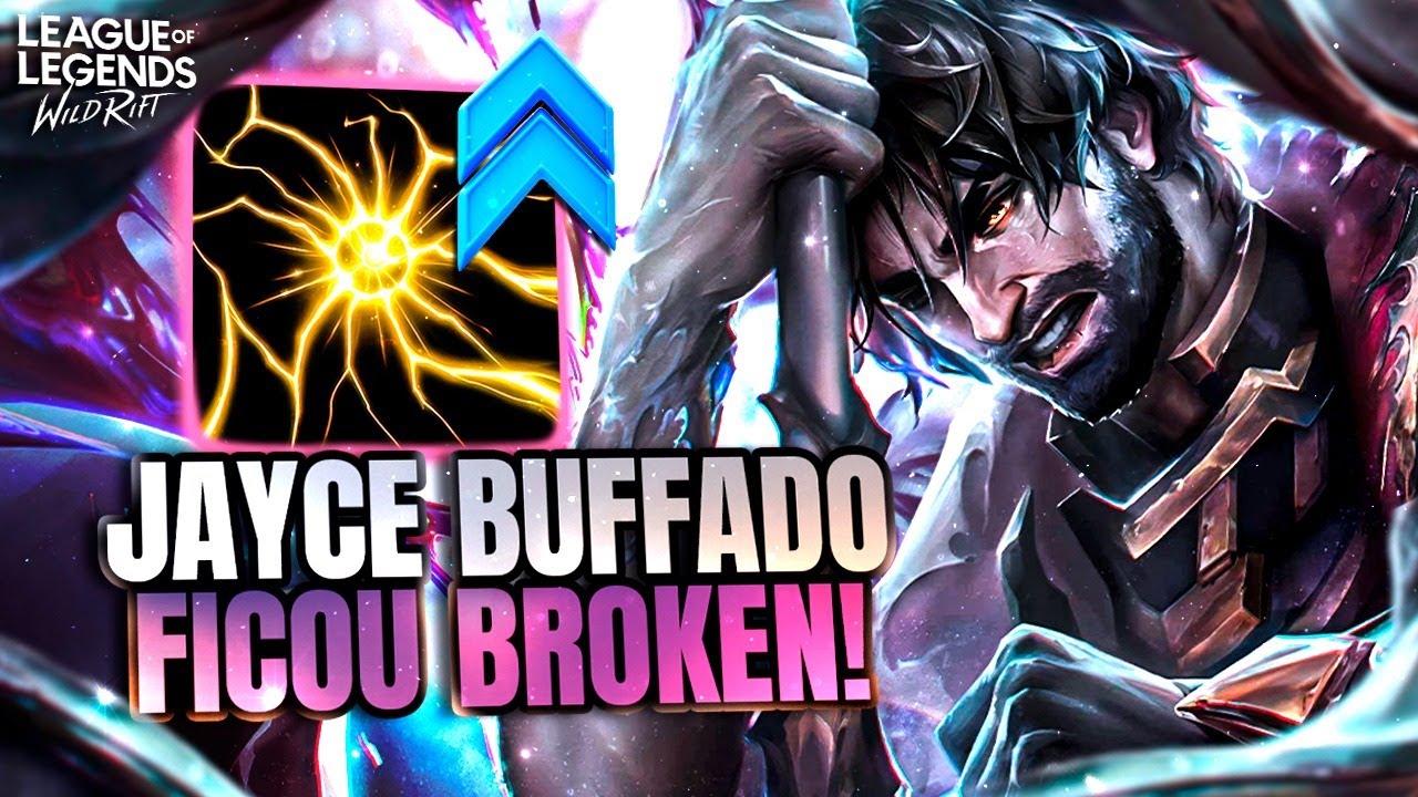 JAYCE FICOU ABSURDO DEPOIS DO BUFF! DANO IMORAL! LoL Wild Rift