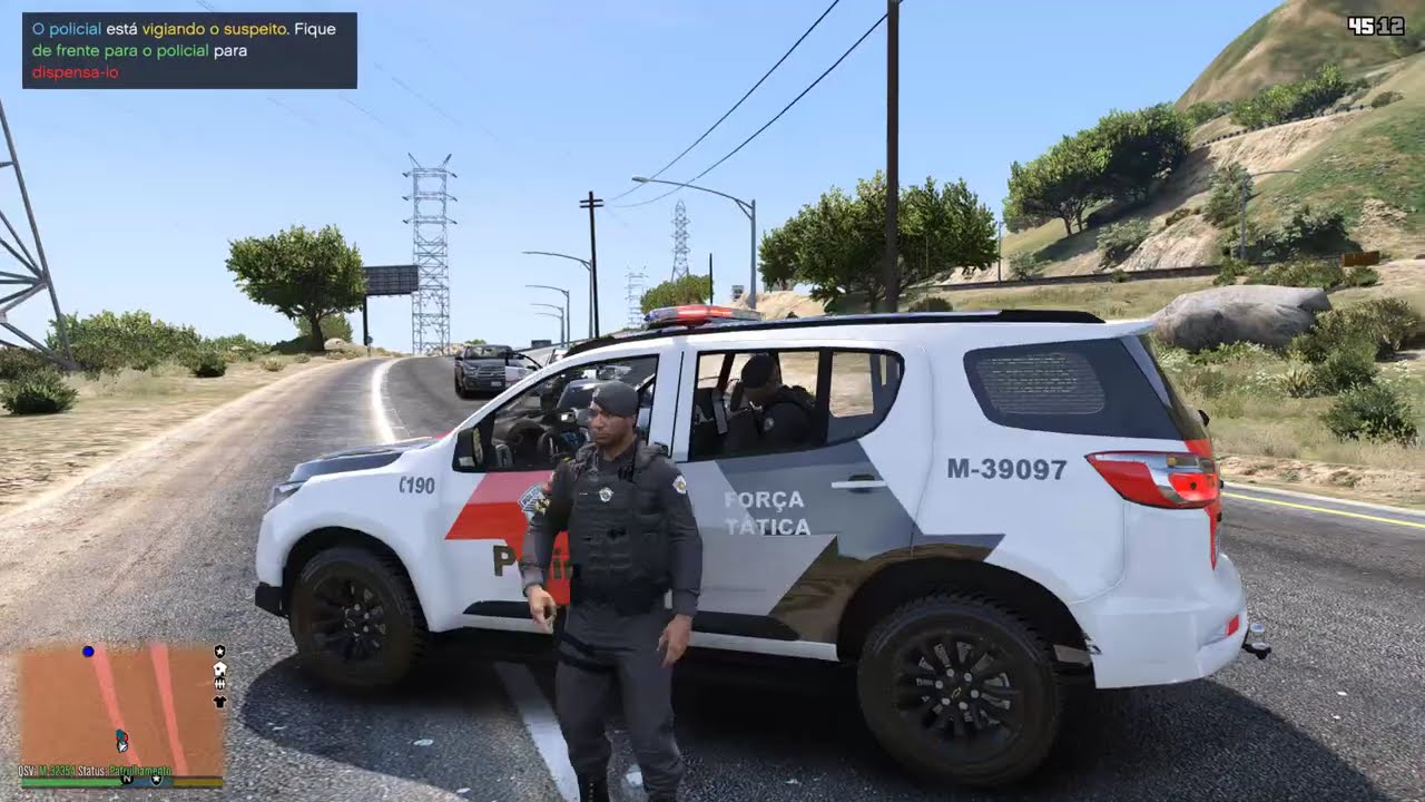 Força Tática em perseguição - GTA POLICIA