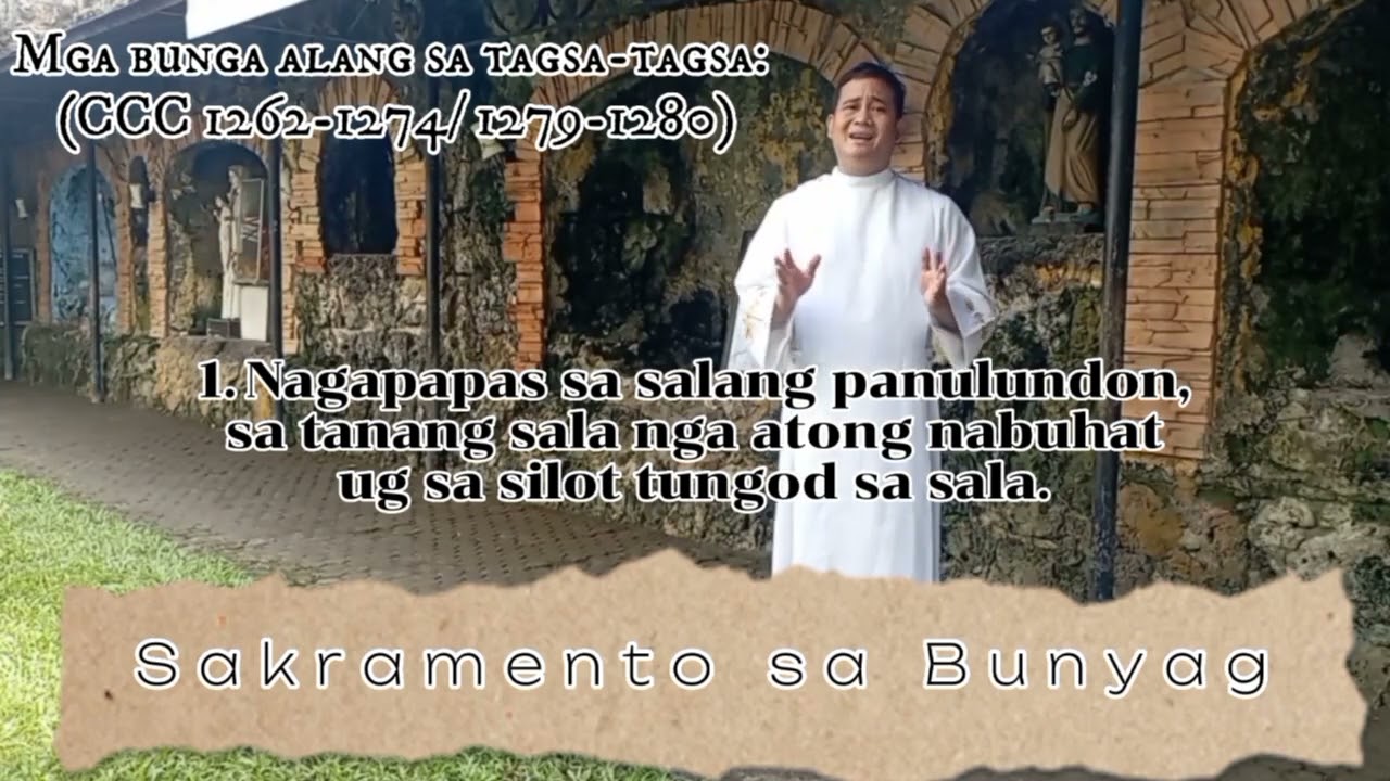 Katesismo sa Sakramento sa Bunyag (3-minute catechesis)