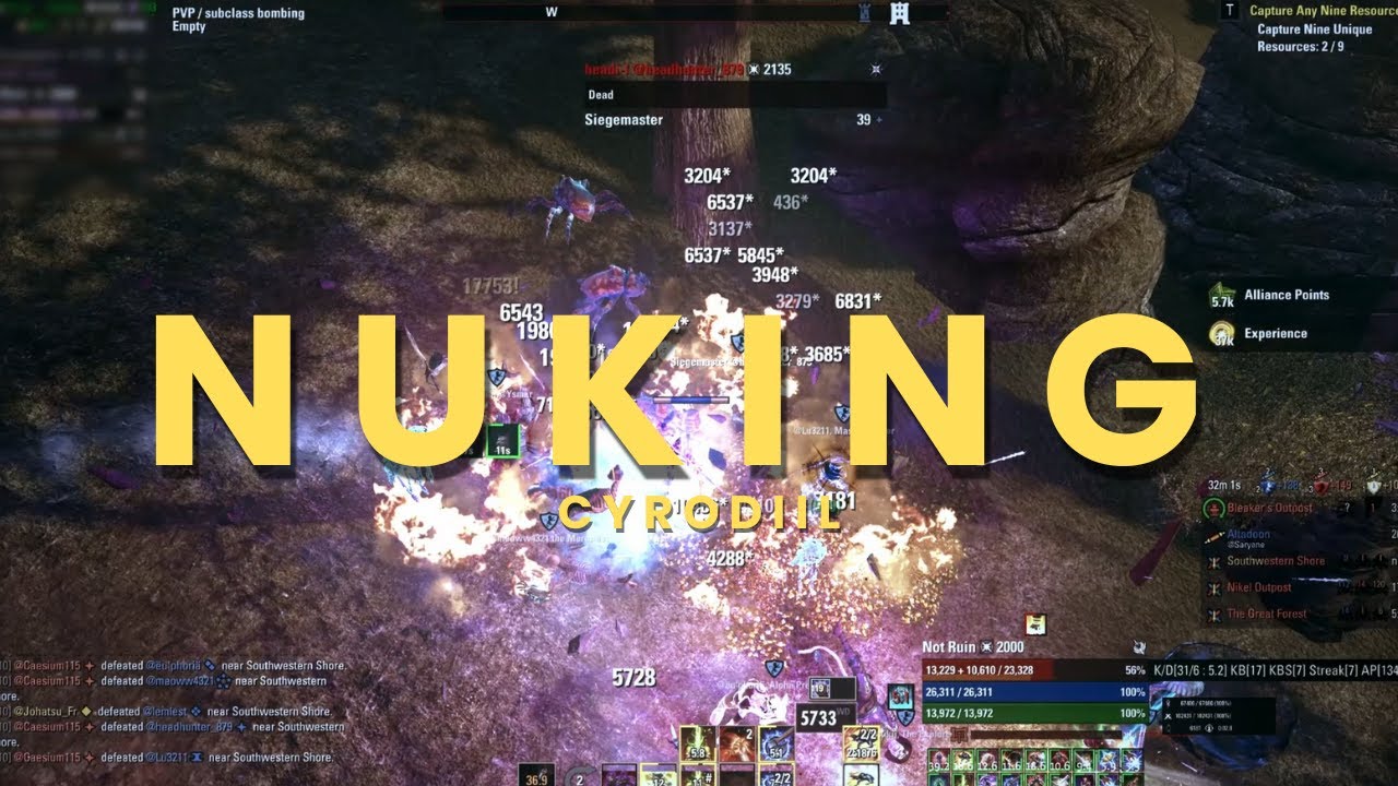 ESO PVP: NUKING CYRODIIL