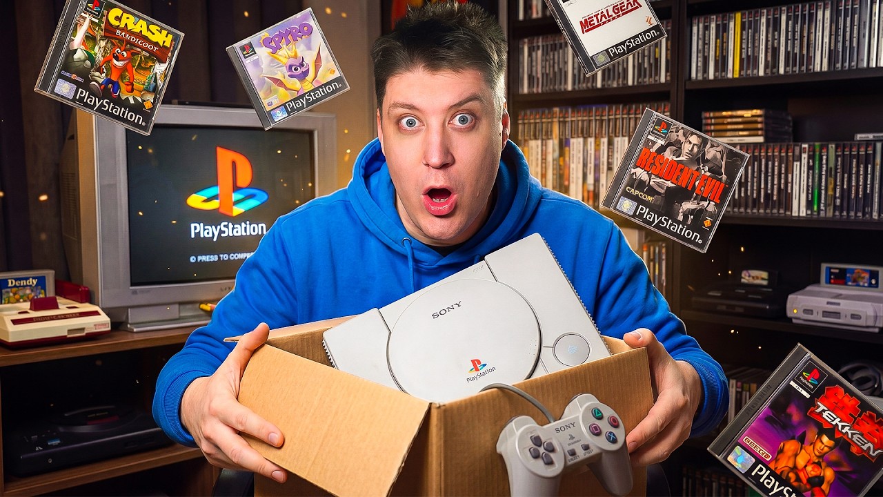 A subscriber sent me CHILDHOOD in a box... 😱🎮