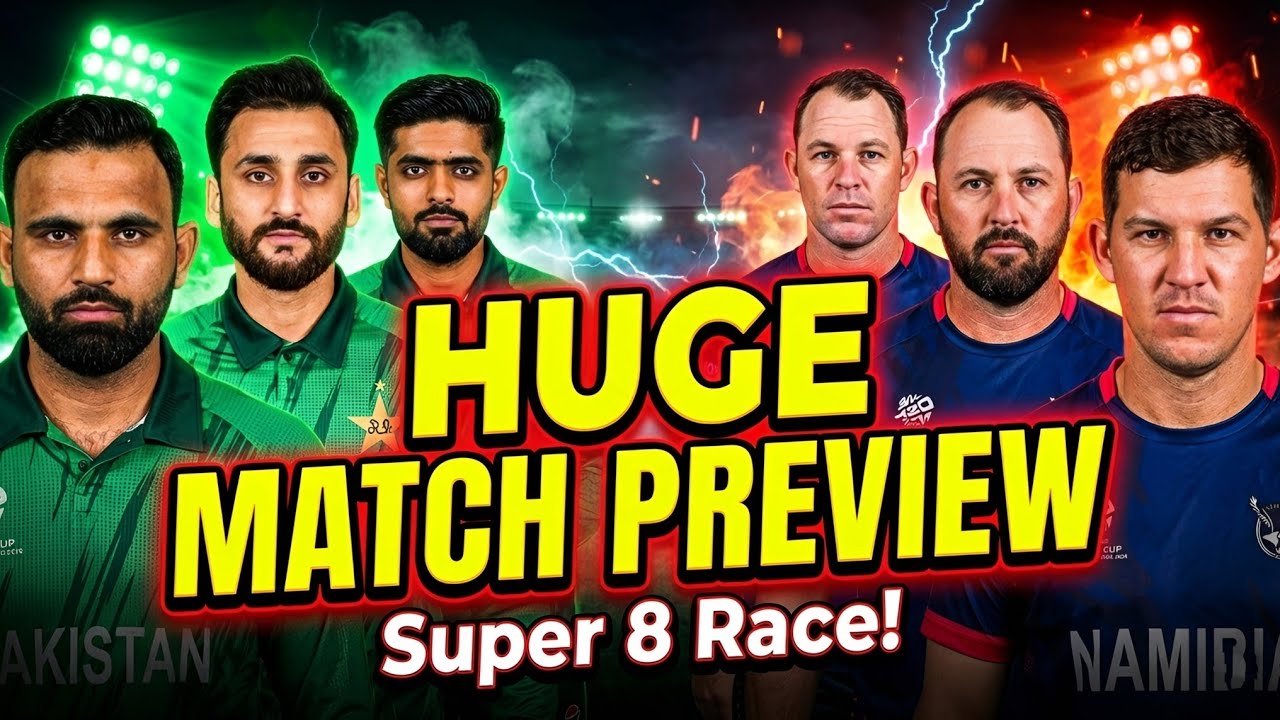 Pakistan Vs Namibia Match Preview, Playing XI and Qualifications Scenarios For Super 8
