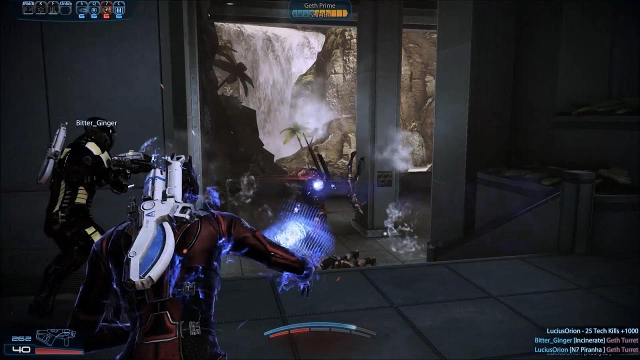 Mass Effect 3 Multiplayer Asari Huntress Infiltrator PC Platinum Gameplay