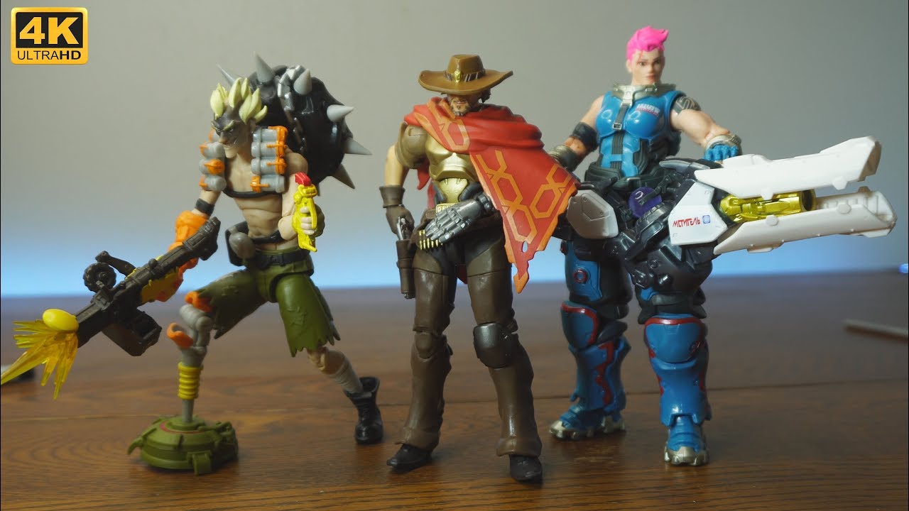 Unboxing: Hasbro Overwatch Ultimates Wave 2 (McCree, Zarya, and Junkrat)