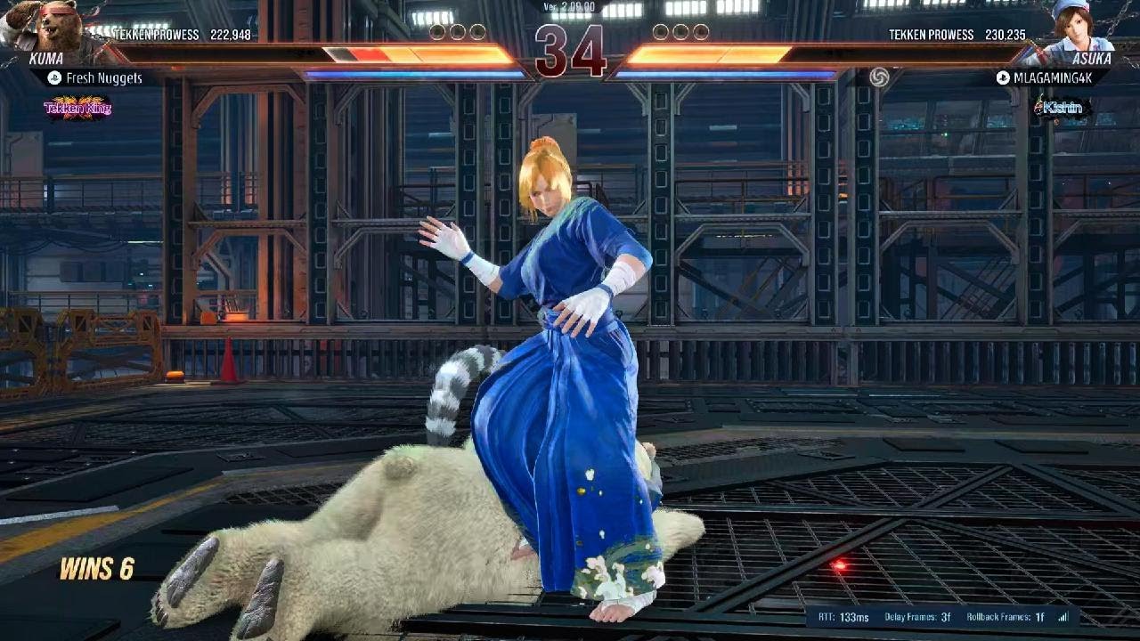 TEKKEN8 kuma vs Asuka kazama online battle