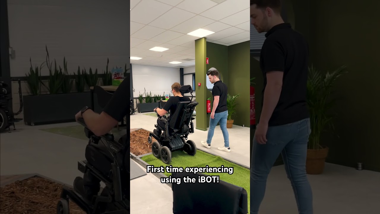 First time experiencing using the iBOT! #future #mobility #tech