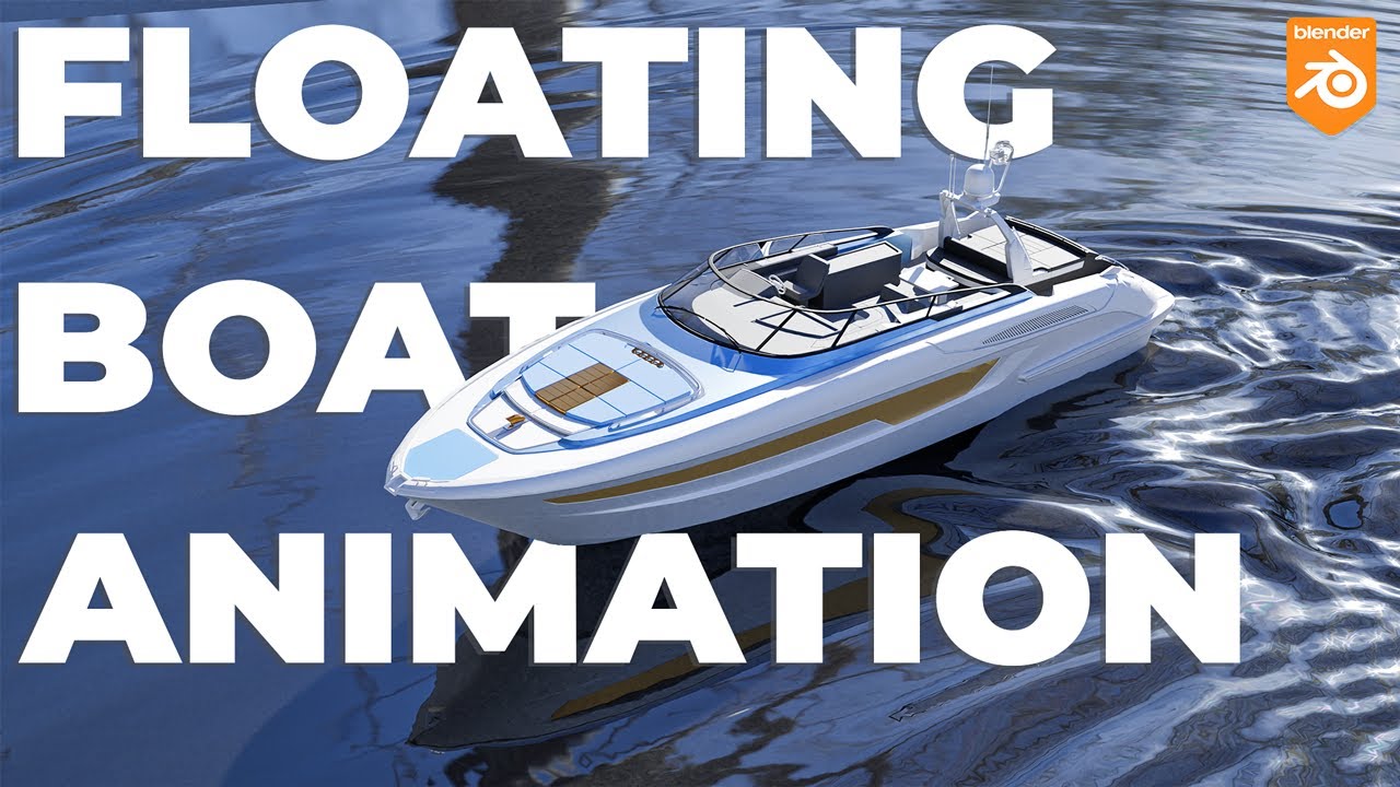 Floating Boat Animation in Blender 2.92 (Dynamic Paint)