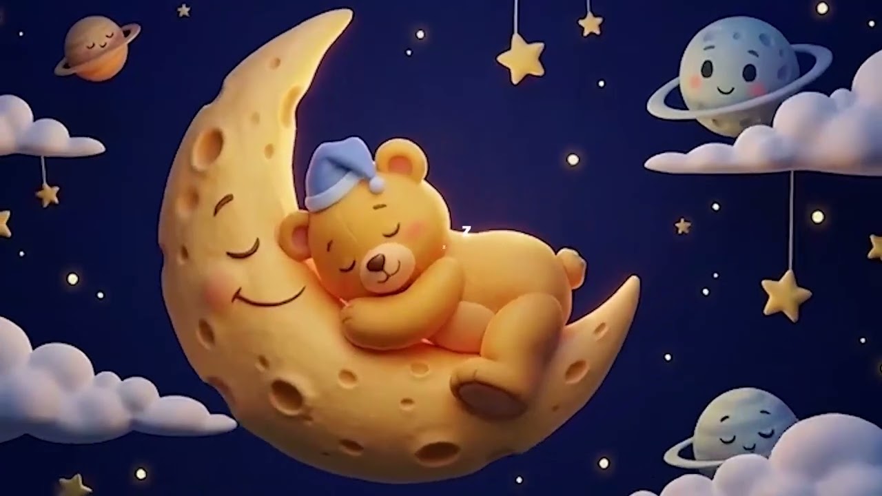 3 Hours Mozart Brahm Moonlight Lullaby 🌙  Soft Pianos ♫♫ Lullaby & Relaxation Channel