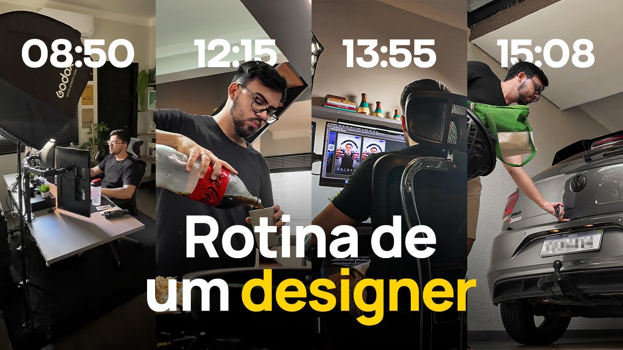 Minha rotina produtiva acelerando demandas de DESIGN | VLOG
