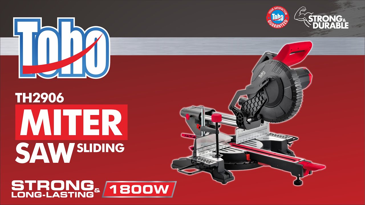 TOHO MITER SAW SLIDING TH2906 - (UNBOXING & PRODUCT TESTING)