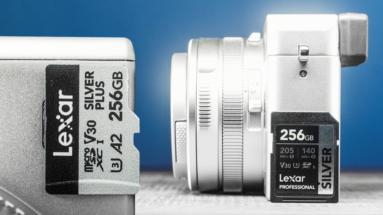 Lexar SILVER SD and SILVER PLUS microSD cards overview for filmmakers